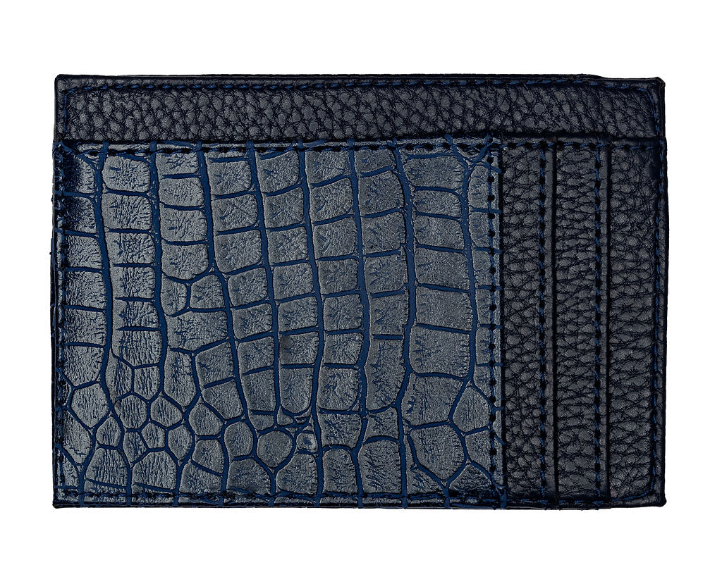 Mosaic Eight-Pocket Vegan Leather Card Holder