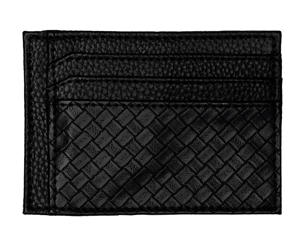 Black Onyx 8C Vegan Leather Card Holder