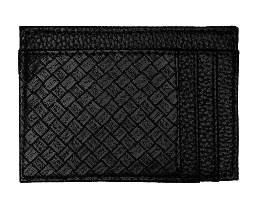 Black Onyx 8C Vegan Leather Card Holder